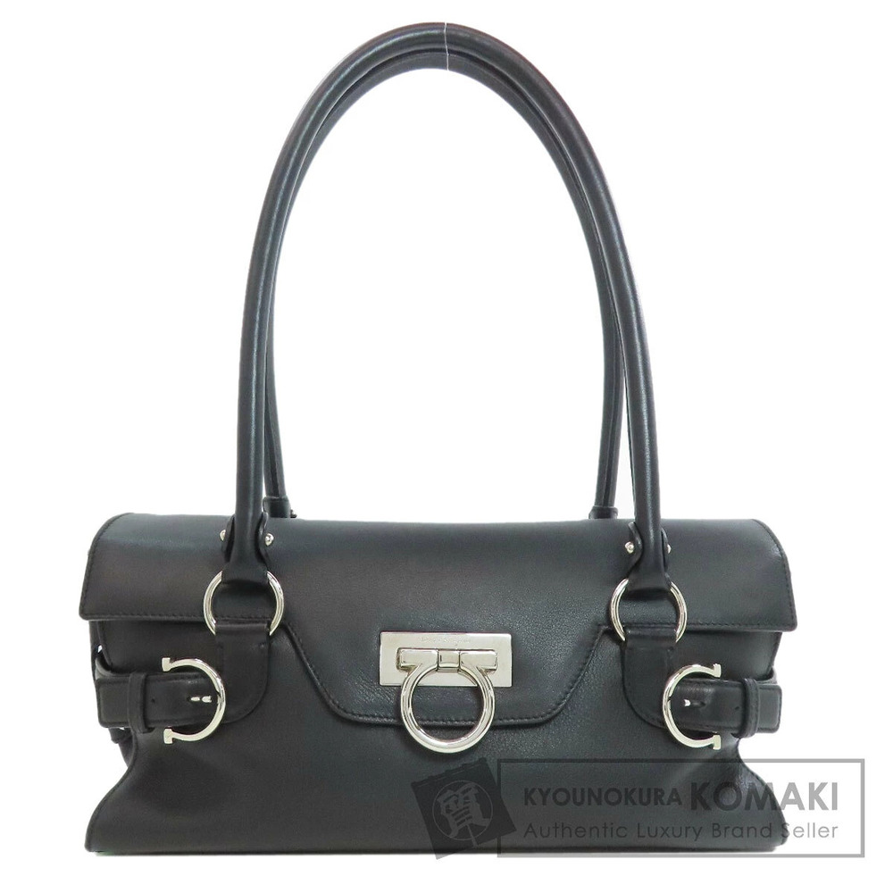 Salvatore Ferragamo Gancini handbag leather